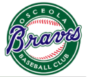 Osceola Braves Baseball Team Logo